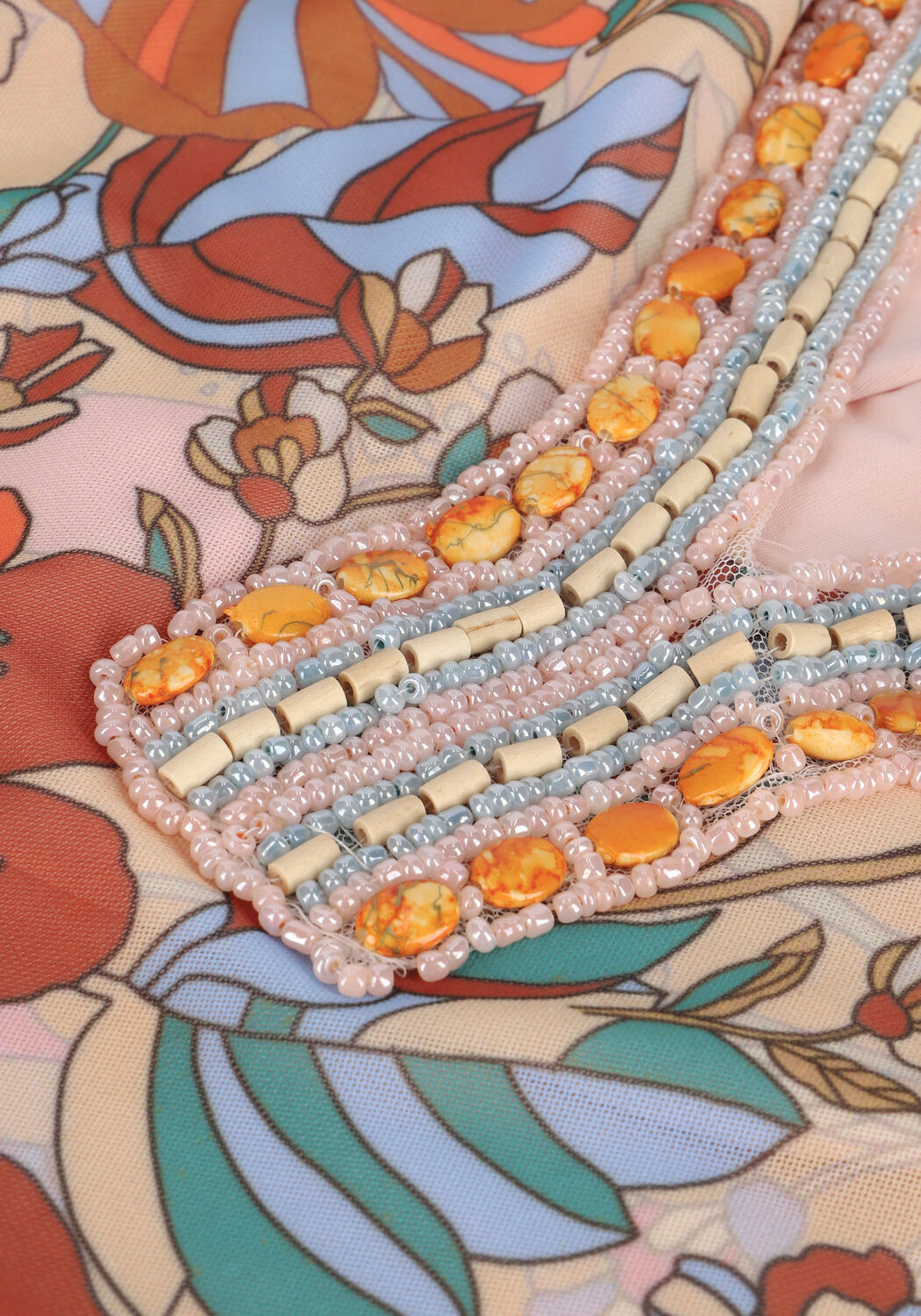 Mehrfarbige/Bunte ANA ALCAZAR Minikleid DRESS DECO - large