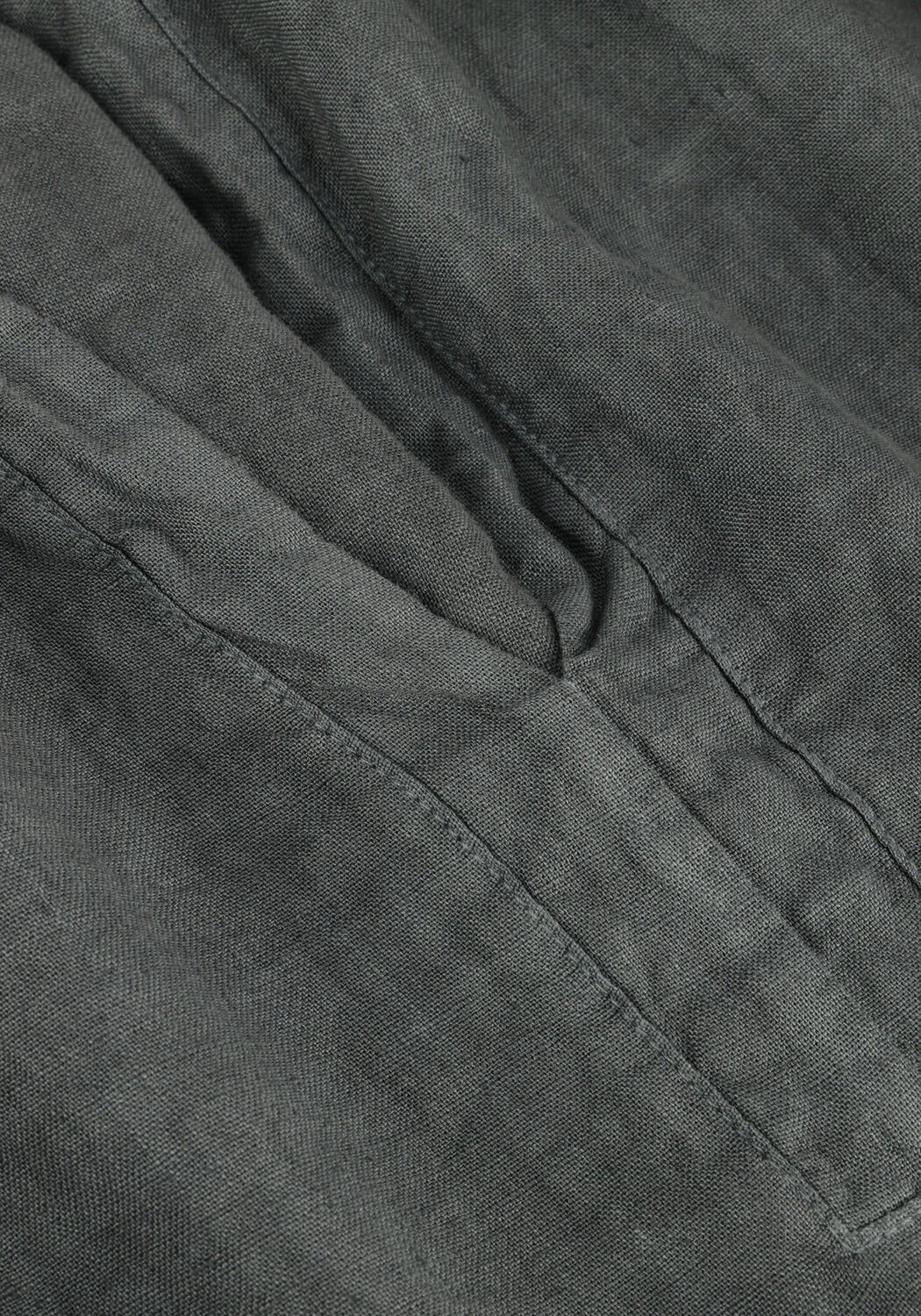 Graue BY-BAR Minikleid VINA LINEN DRESS - large