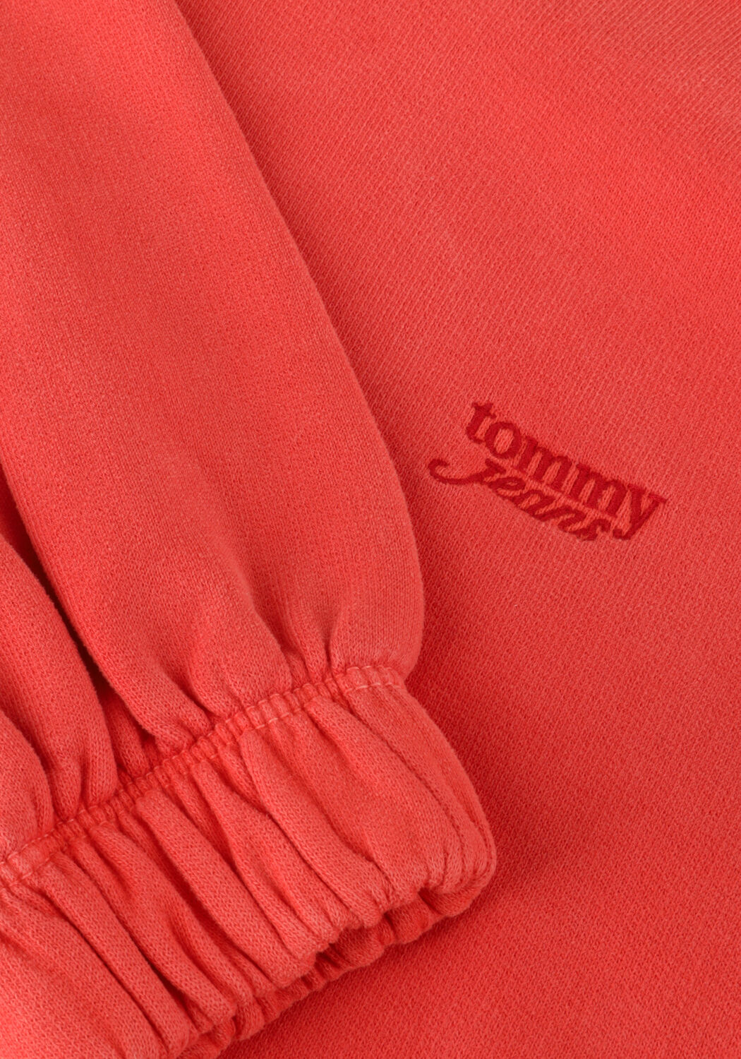 Rote TOMMY JEANS Sweatshirt TJW CRP GMD SCRIPT HOODIE - large