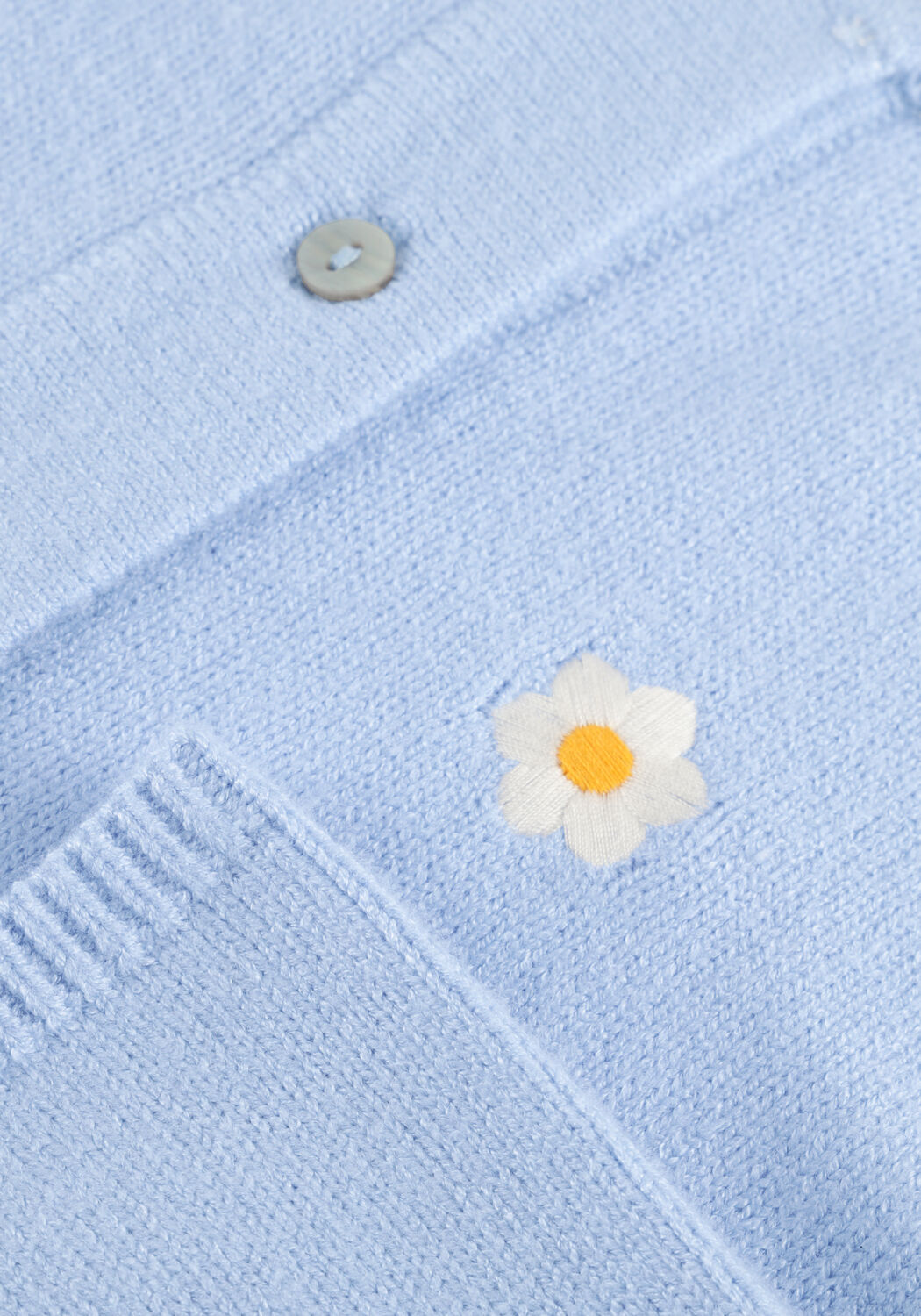 Hellblau OBJECT Pullover OBJTHESS 3/4 SLEEVE CARDIGAN - large