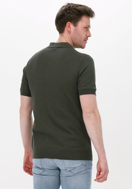 Dunkelgr&uuml;n KULTIVATE Polo-Shirt PL PABLO - large