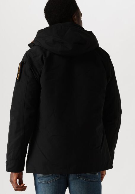 Schwarze PME LEGEND Parkas SEMI LONG JACKET SNOWPACK TRAIL RIPSTOP - large