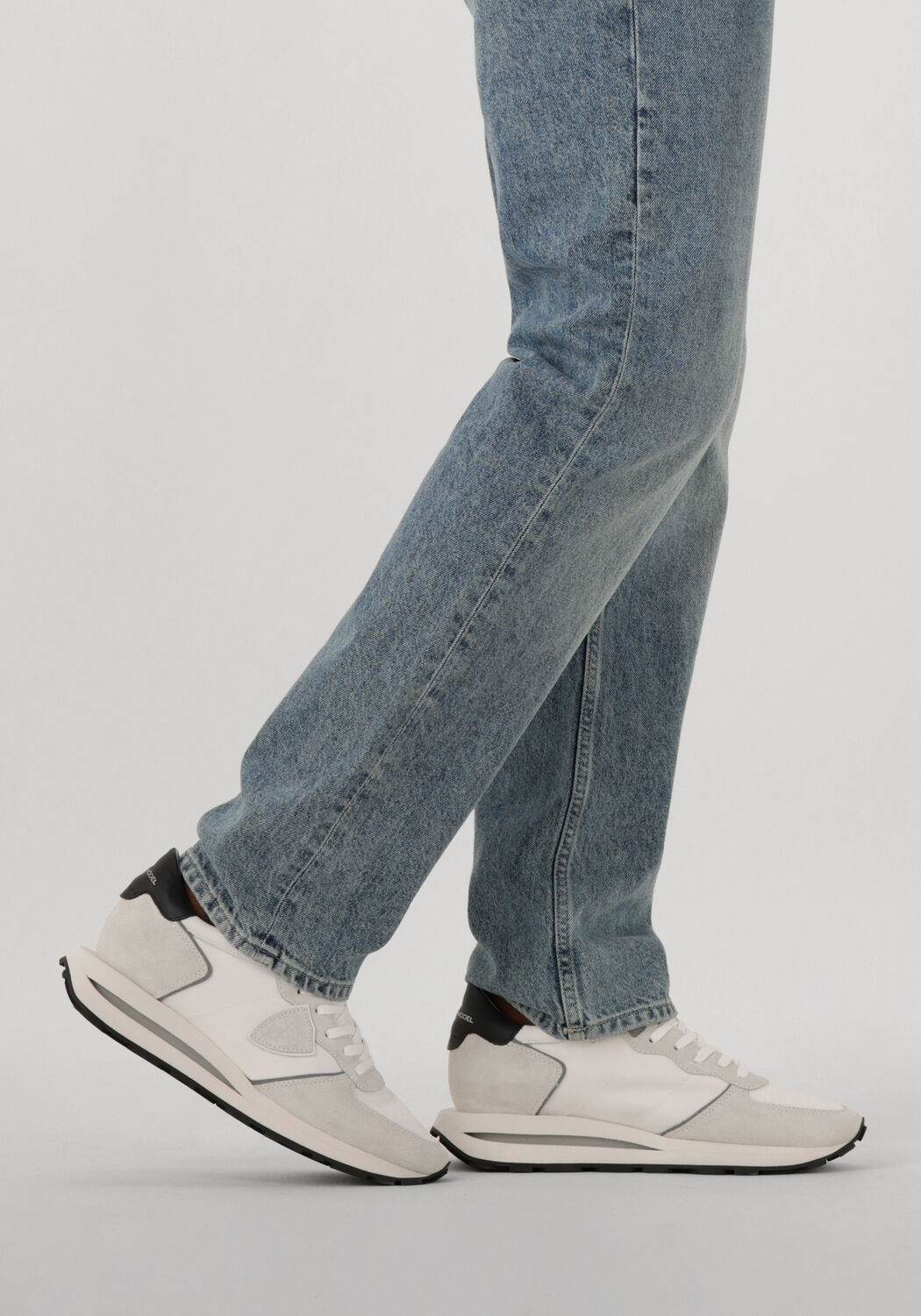 Wei&szlig;e PHILIPPE MODEL Sneaker Low TROPEZ HAUTE LOW MAN - large