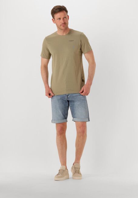 Khaki G-STAR RAW T-shirt SLIM BASE R T S/S - large
