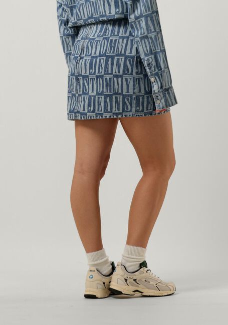 Blaue TOMMY JEANS Minirock TJW TJ DENIM SPELLOUT MINI SKIRT - large