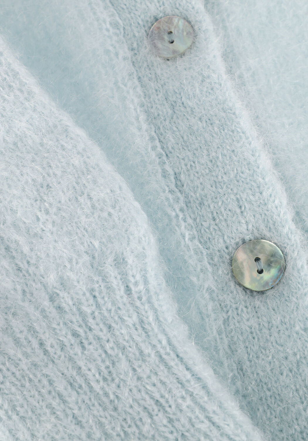 Blaue NUKUS Strickjacke LOREN CARDIGAN - large