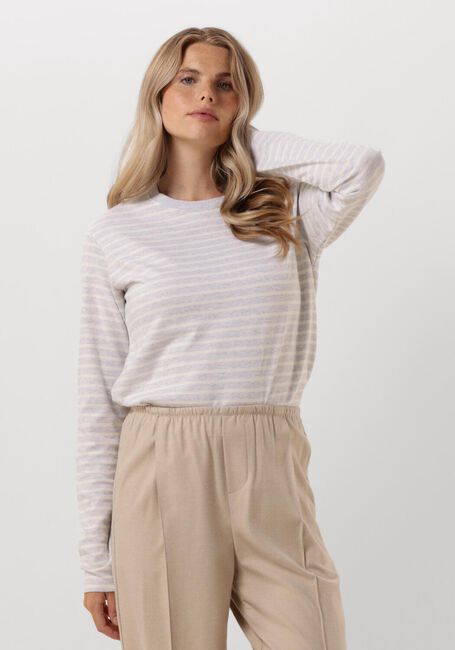 Graue PENN & INK Tops & T-shirts 516 SWEATER STRIPE - large