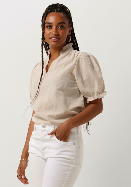 Sand NEO NOIR Top ODESA LINEN BLOUSE - large