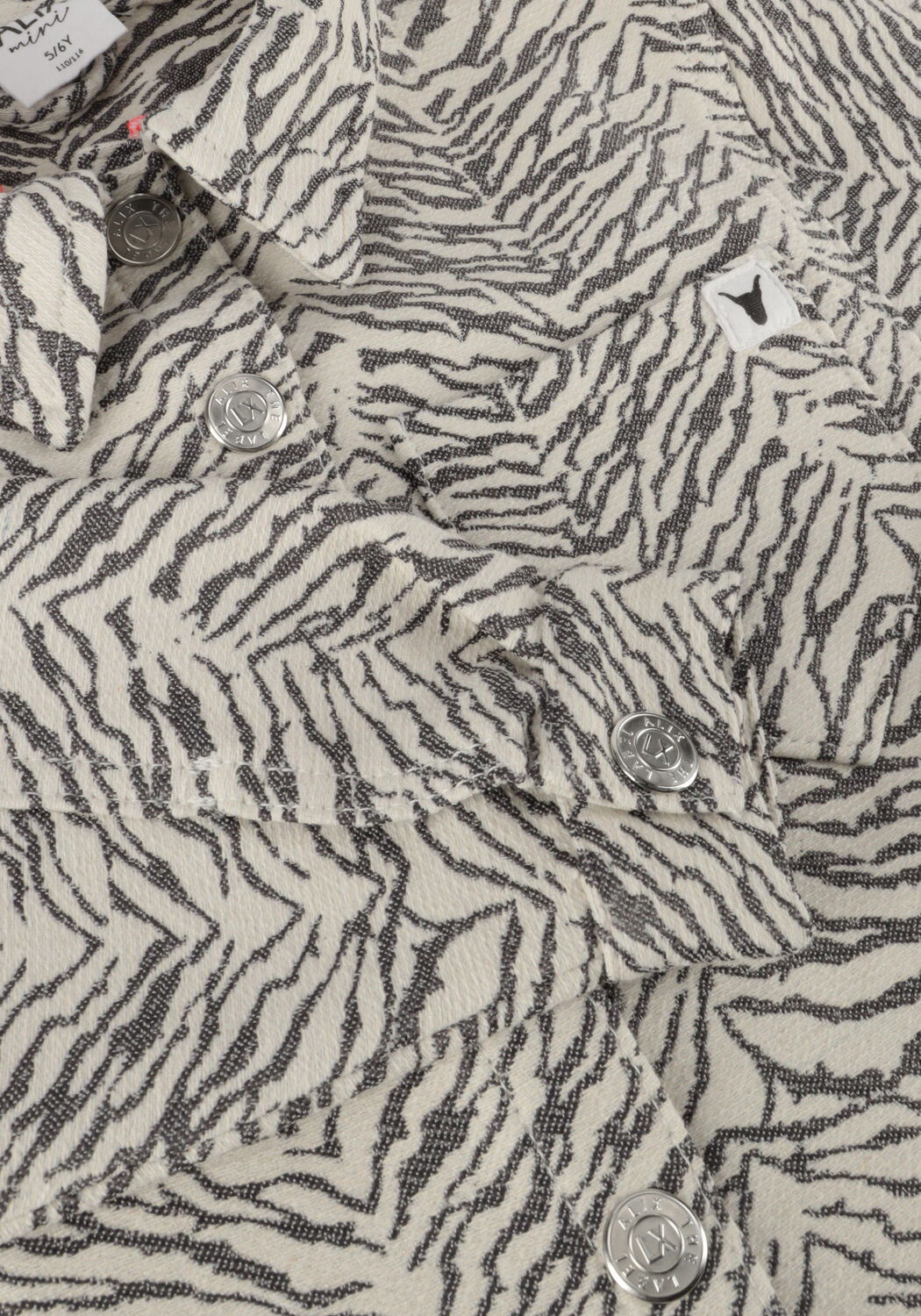 Sand ALIX MINI Jack WOVEN TIGER JACQUARD BOUCLE JACKET - large