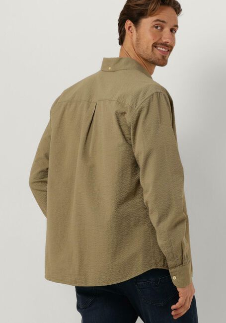 Olive FORÉT Overshirt BUSH SEERSUCKER SHIRT - large
