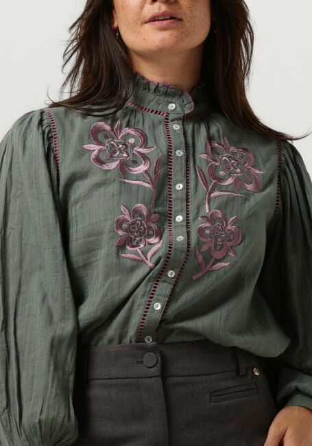 Khaki ANTIK BATIK Blusen ANOUKI BLOUSE - large