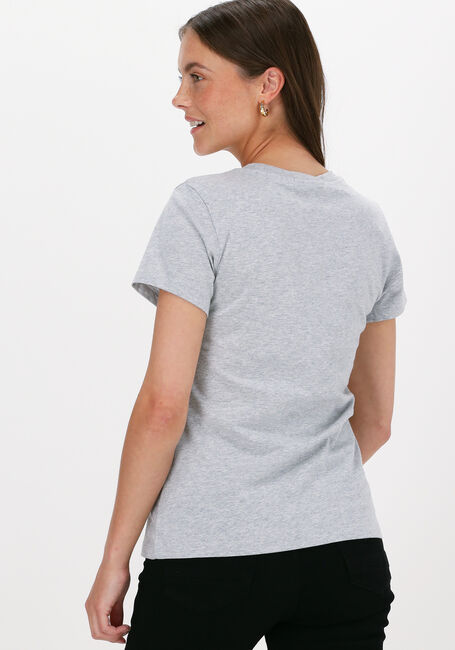 Graue CALVIN KLEIN T-shirt CORE INSTIT LOGO SLIM FIT TEE - large