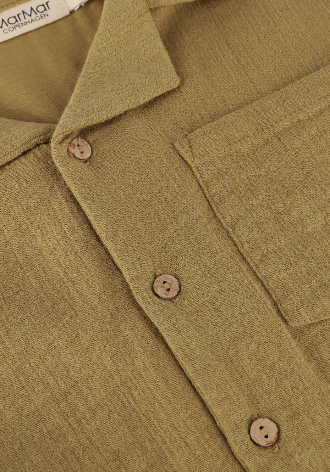 Olive MARMAR COPENHAGEN Casual-Oberhemd TAGE - large