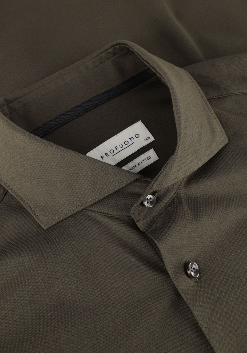 Gr&uuml;ne PROFUOMO Klassisches Oberhemd SHIRT X-CUTAWAY SC SF JAPANESE KNITTED - large