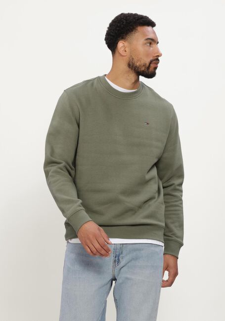 Khaki TOMMY JEANS Sweatshirt TJM REG S FLAG CREW EXT - large