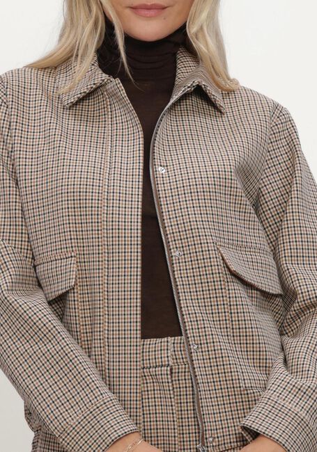 Beige SELECTED WOMEN Jack SLWRELAXED-ELARA BOMBER JACKET - large