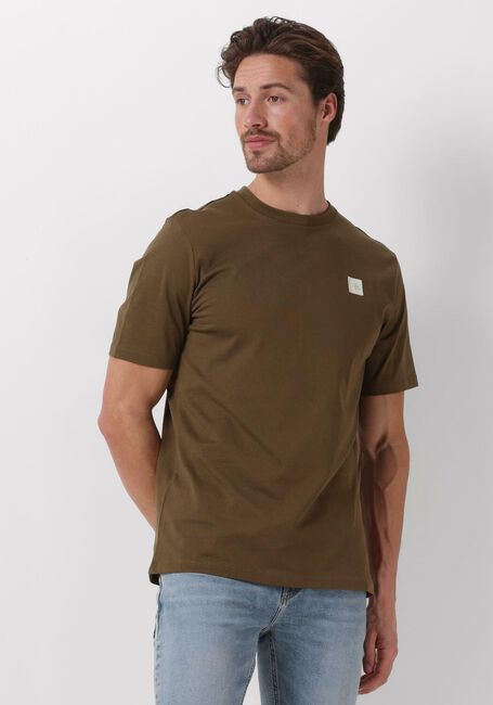 Grüne SCOTCH & SODA T-shirt ESSENTIAL LOGO BADGE T-SHIRT - large