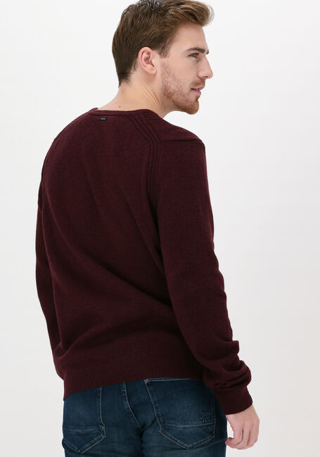 Bordeaux VANGUARD Pullover R-NECK WOOL POLYAMIDE - large