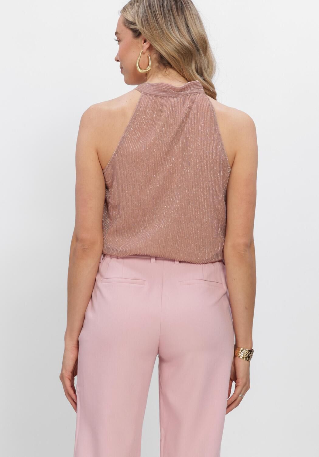 Rote FREEBIRD Blusen F-JER-PLISSE-LUREX-26-2 - large