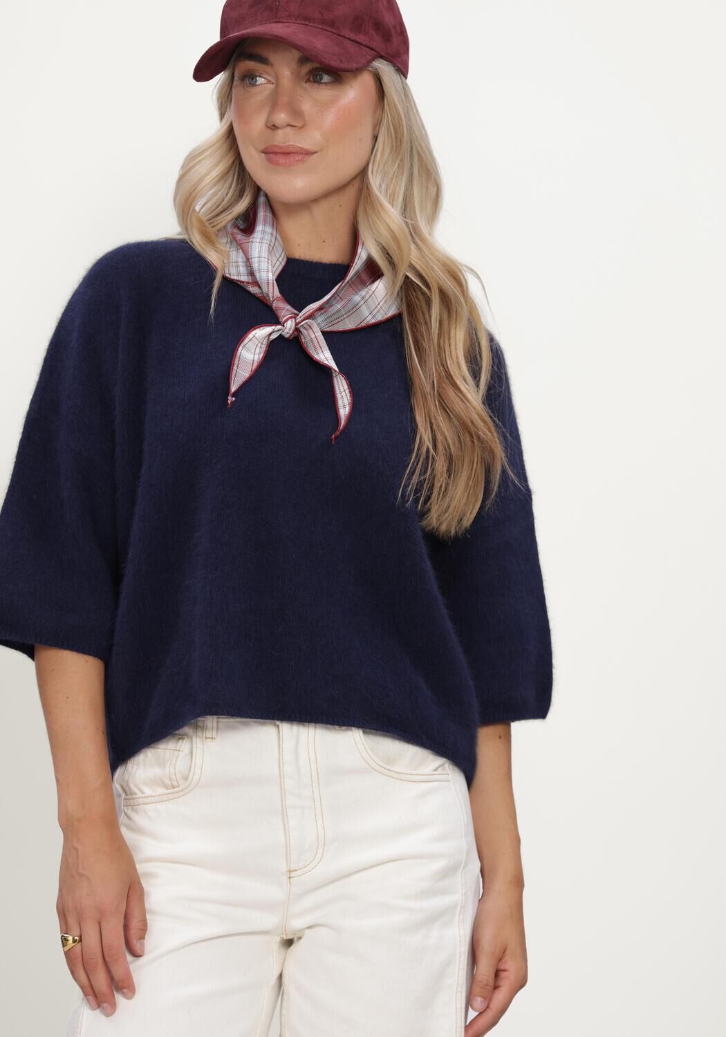 Blaue KNIT-TED Tops & T-shirts HANS TOP - large