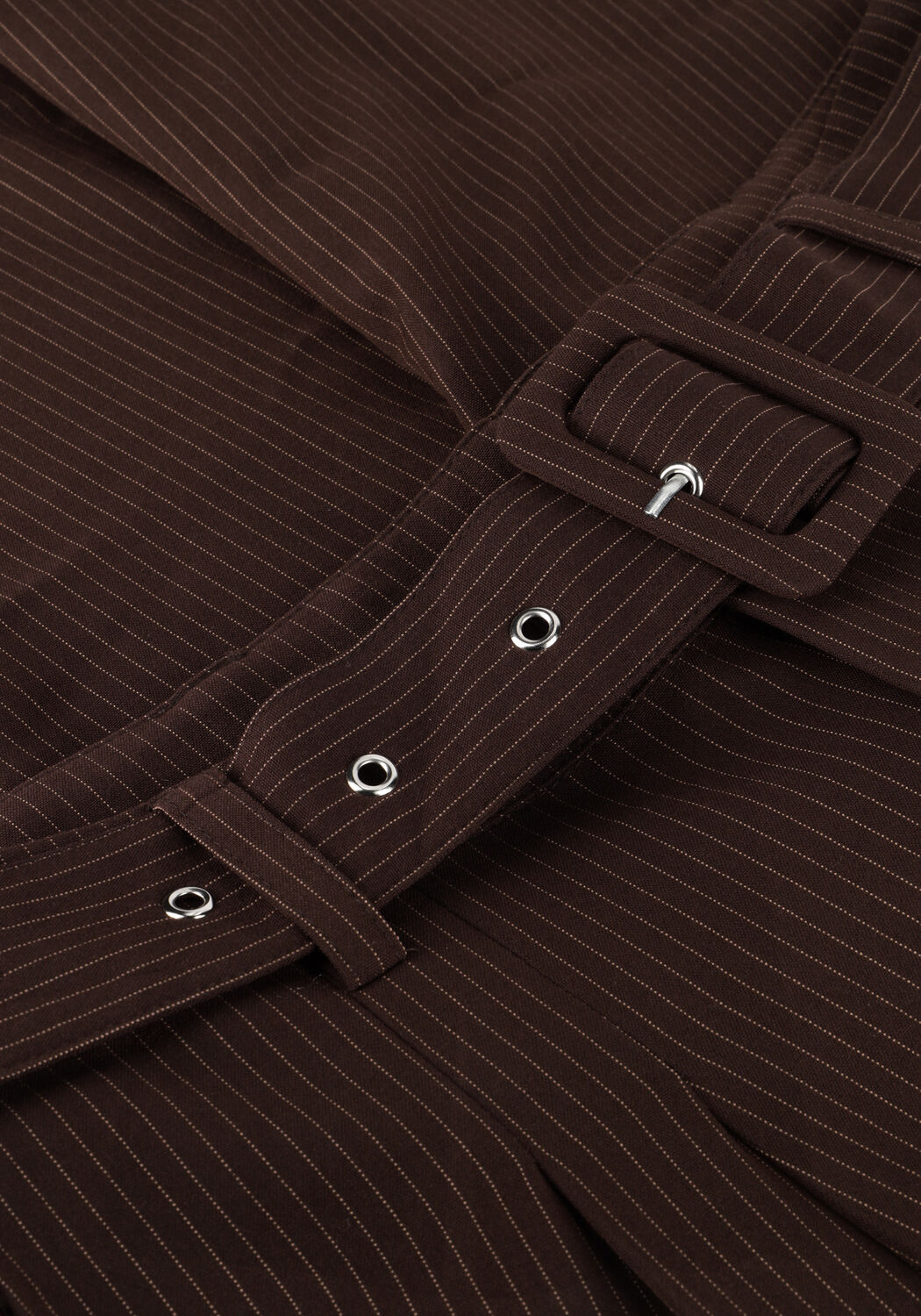 Braune MY ESSENTIAL WARDROBE Weite Hose VITTAMW HIGH WIDE PANT - large