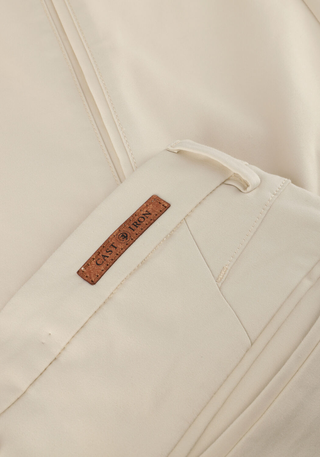 Beige CAST IRON Chino RISER CHINO STRETCH - large