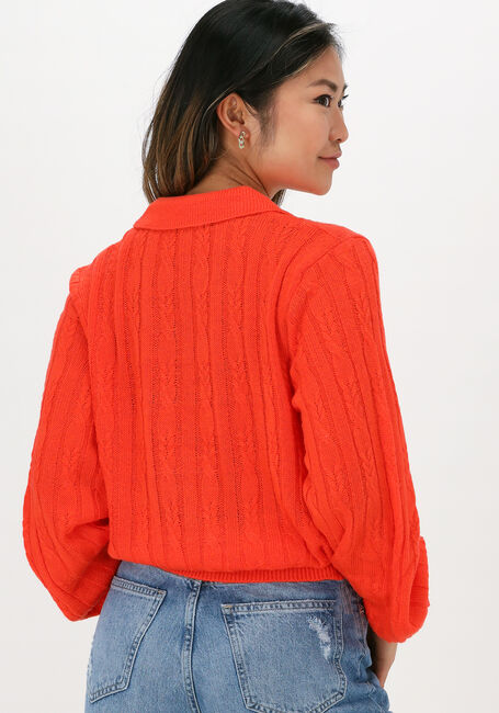 Orangene YDENCE Strickjacke KNITTED TOP COLETTE - large
