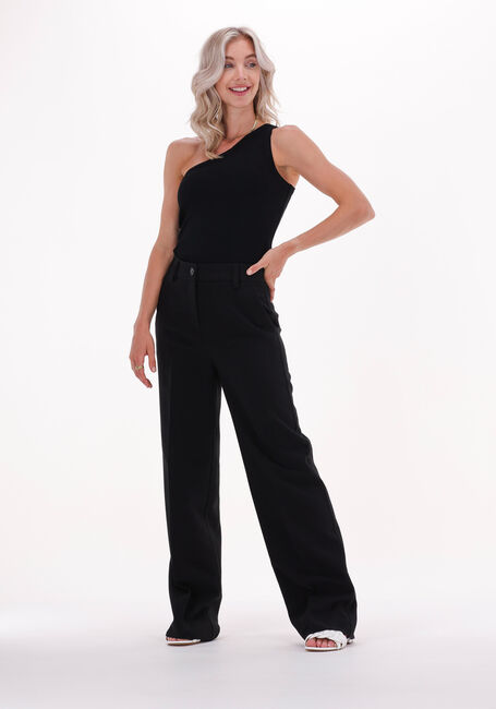 Schwarze VANILIA Top ONE SHOULDER RIB - large