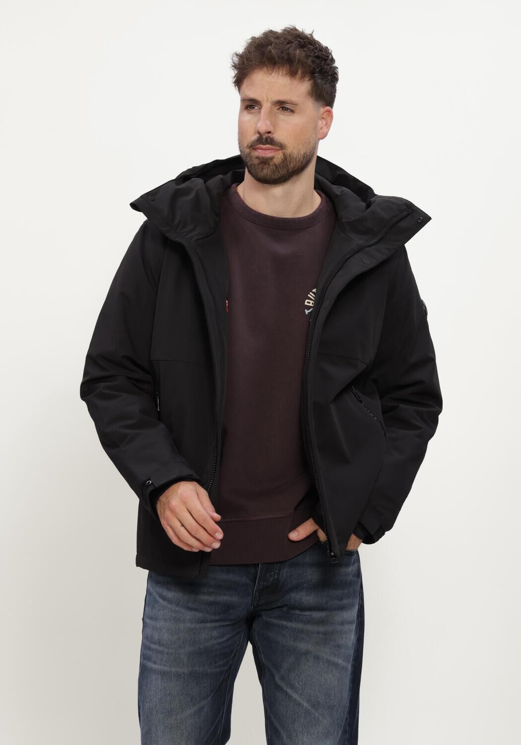 Schwarze AIRFORCE Jack SILVERSTON JACKET - large