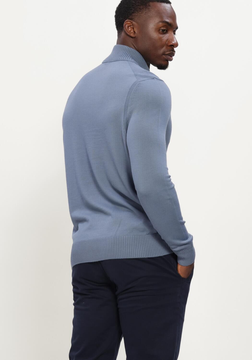 Blaue BOSS ORANGE Rollkragenpullover AVAC - large