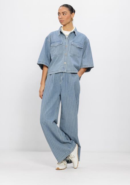 Hellblau GRACE & MILA Wide jeans SS2613002 - large