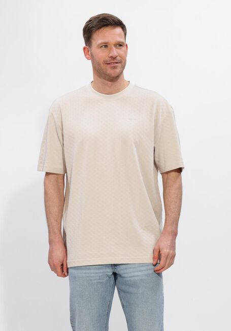 Ecru G-STAR RAW T-shirt STRUCTURED RELAXED BASE R T - large