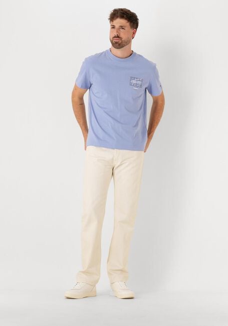 Hellblau TOMMY JEANS T-shirt TJM REG SIGN SPRAY SS T EXT - large