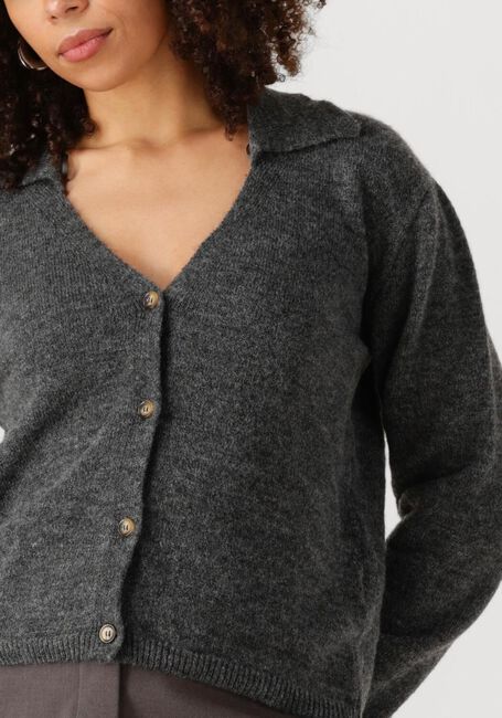 Graue MODSTRÖM Strickjacke PATRICKMD CARDIGAN - large