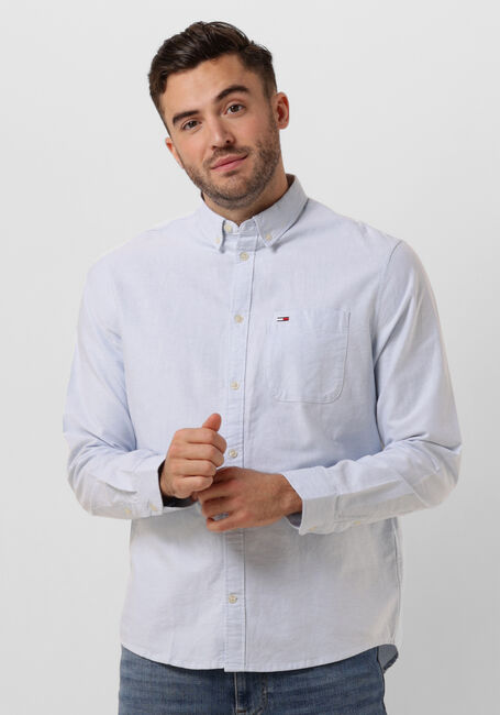 Hellblau TOMMY JEANS Klassisches Oberhemd TJM REG OXFORD SHIRT - large