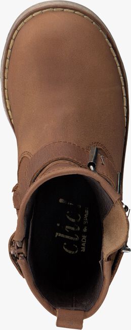 Cognacfarbene CLIC! Ankle Boots CL8062 - large