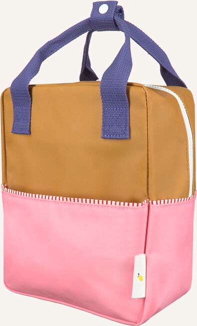 Braune STICKY LEMON Rucksack COLOUR BLOCK SMALL Braune STICKY LEMON Rucksack COLOUR BLOCK SMALL - large