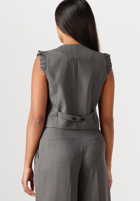 Dunkelgrau CO'COUTURE Gilet LIANE FRILL TAILOR VEST - large