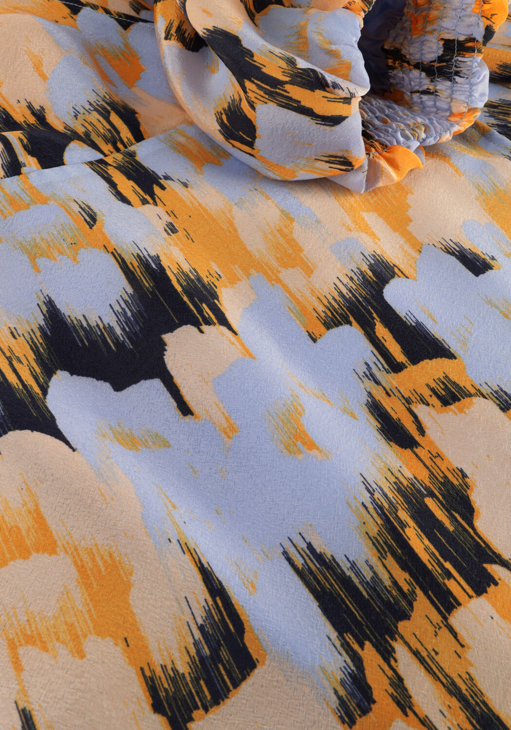 Blaue SECOND FEMALE Midikleid MARIGOLD WRAP DRESS - large