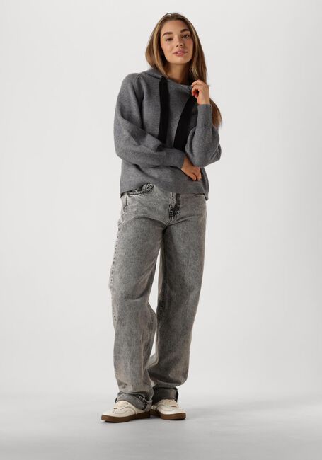 Graue CO'COUTURE Pullover ROW HOODIE KNIT - large