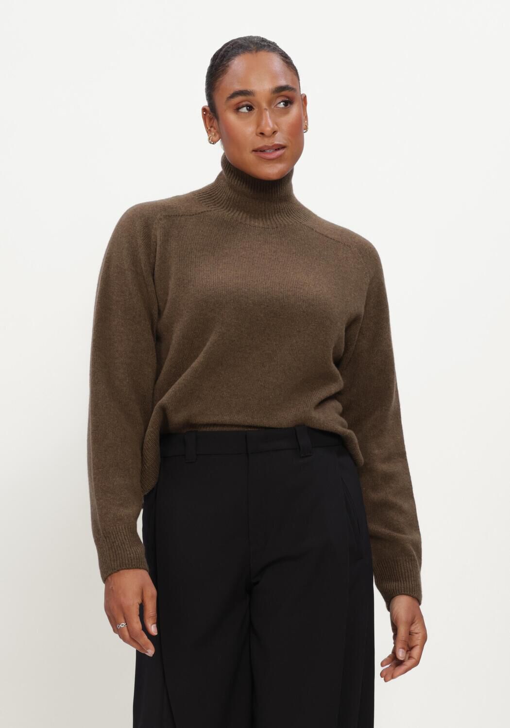 Olive DRYKORN Rollkragenpullover LYZIMA - large