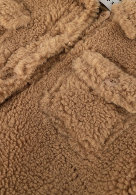Sand STAND STUDIO Teddy-Jacke SABI MINI JACKET - large