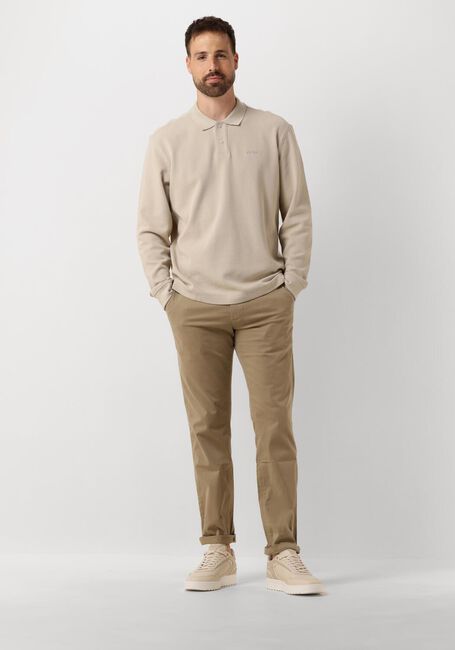 Beige BOSS ORANGE Polo-Shirt PATEMPESTO LONG - large