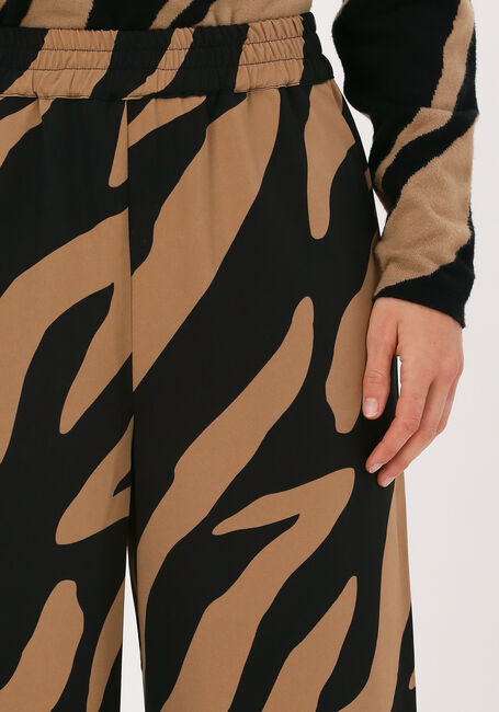 Camelfarbene GESTUZ Weite Hose BOTHILDEGZ HW PANTS - large