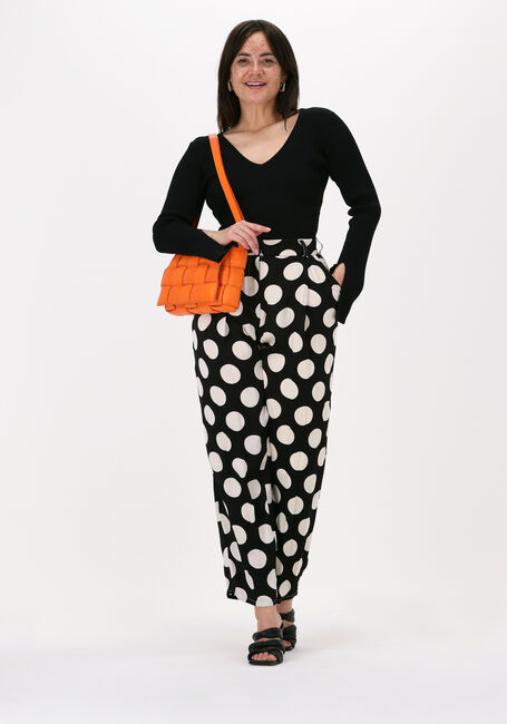 Schwarze NOTES DU NORD Pullover CHRISTINE KNITTED BLOUSE - large