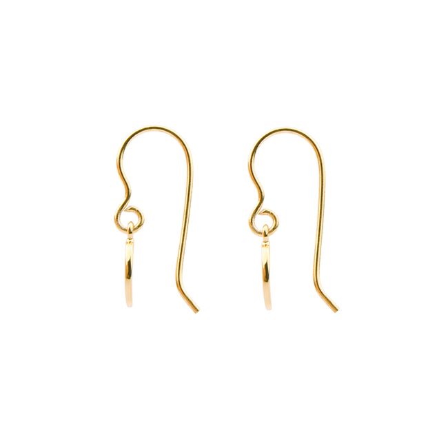 Goldfarbene ATLITW STUDIO Ohrringe CHARACTER EARRINGS LETTER GOLD Goldfarbene ATLITW STUDIO Ohrringe CHARACTER EARRINGS LETTER GOLD - large