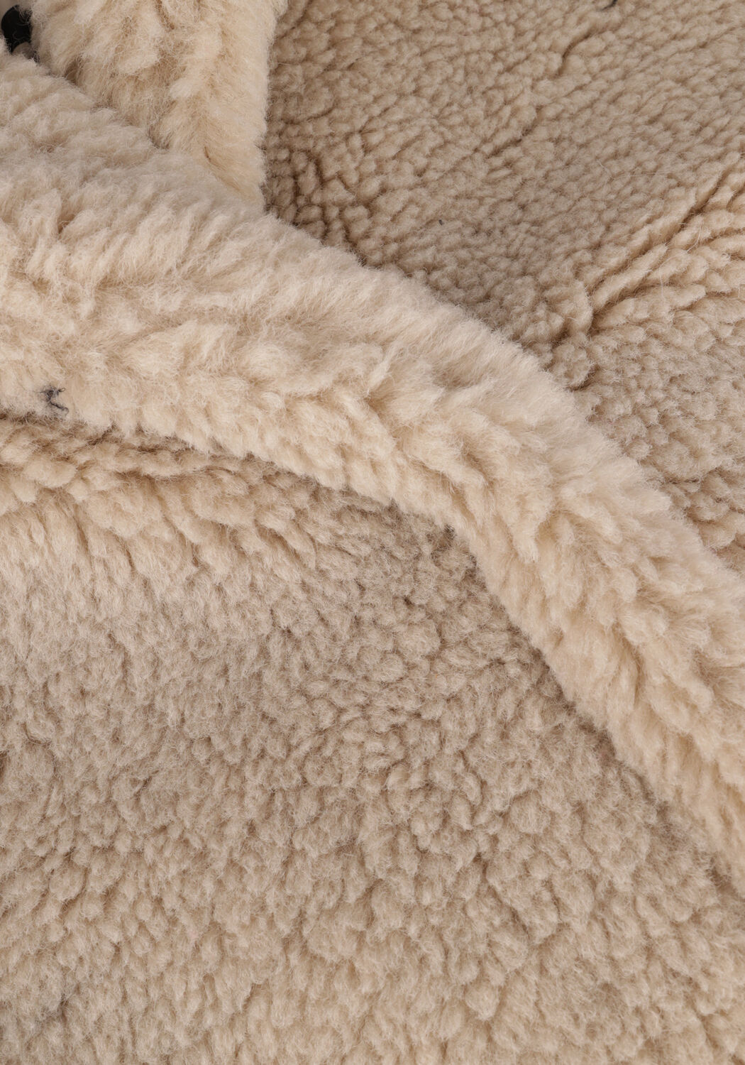 Beige GOOSECRAFT Teddy-Jacke RHONDA SCRIPT COAT - large