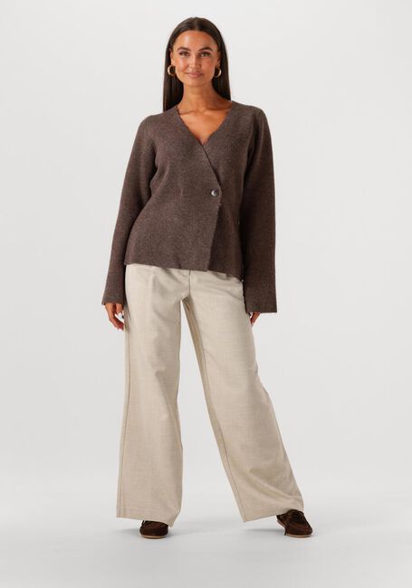 Braune NEO NOIR Pullover MARIE LOUISE KNIT CARDIGAN - large