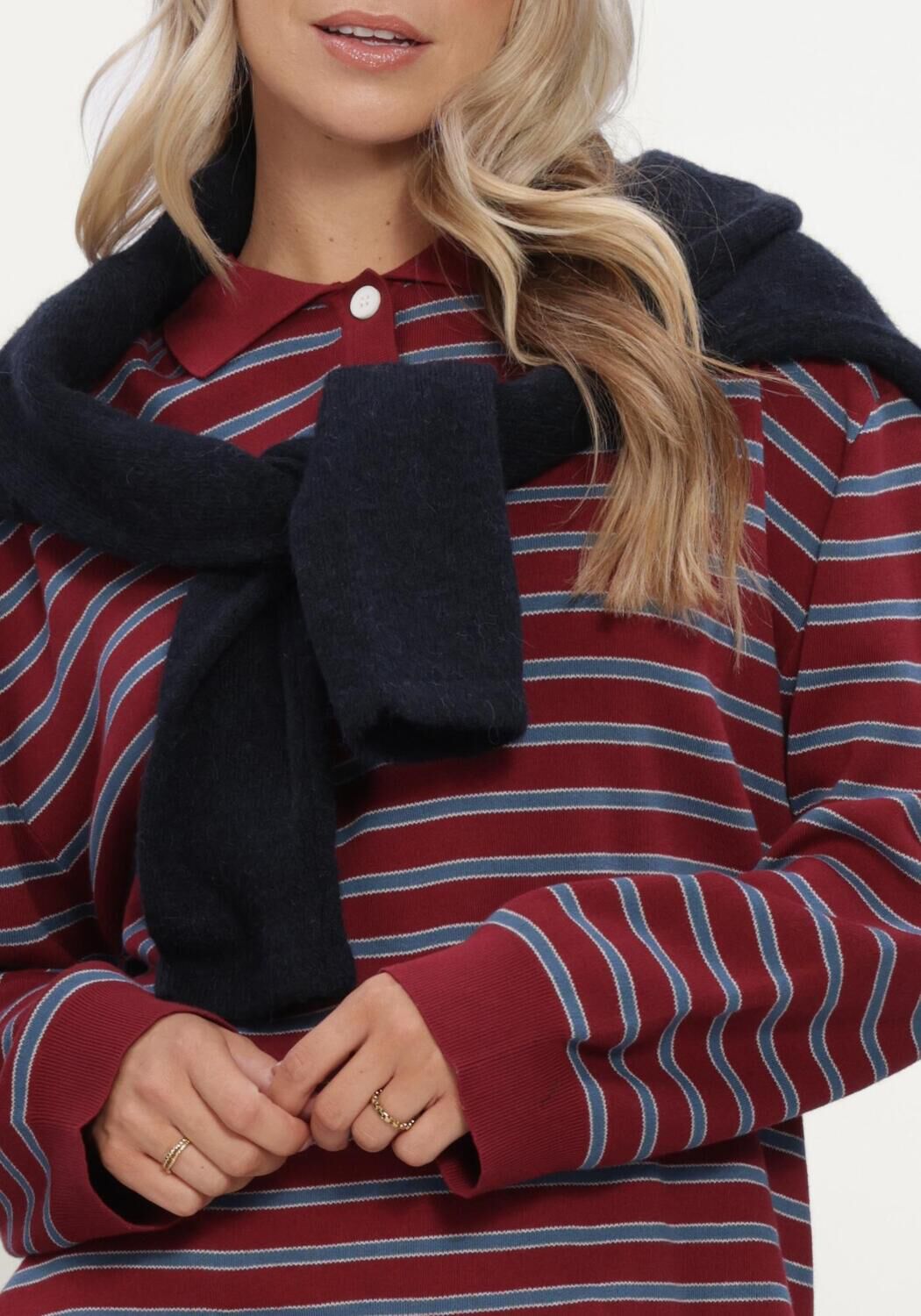 Blaue BOII STUDIOS Pullover & Cardigans ADANNE POLO KNIT - large