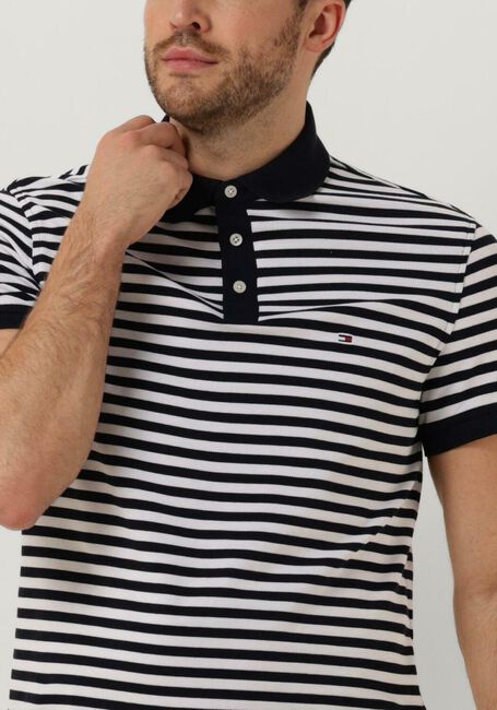 Blaue TOMMY HILFIGER Polo-Shirt 1985 SLIM POLO - large